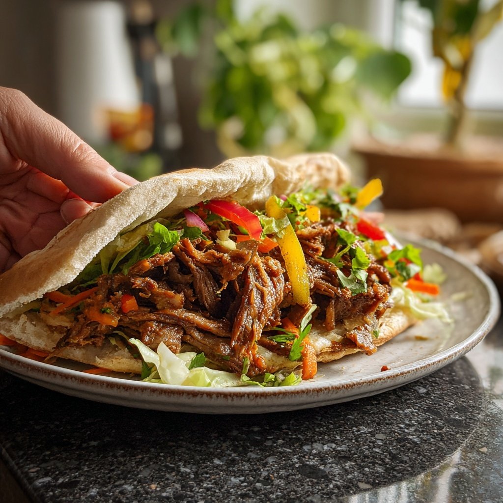 Klassischer Döner Kebab wie vom Imbiss