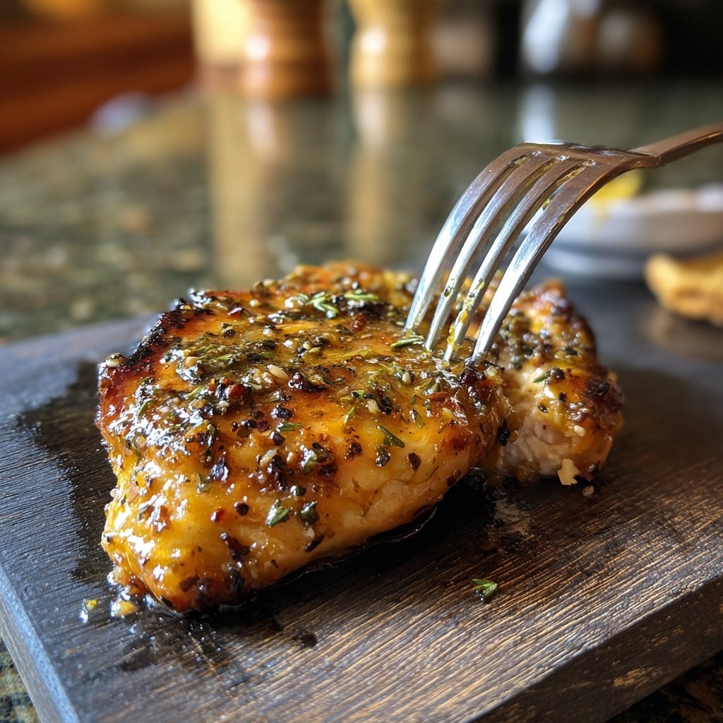 Gegrillte Hähnchenbrust Mit Honig Senf Glasur