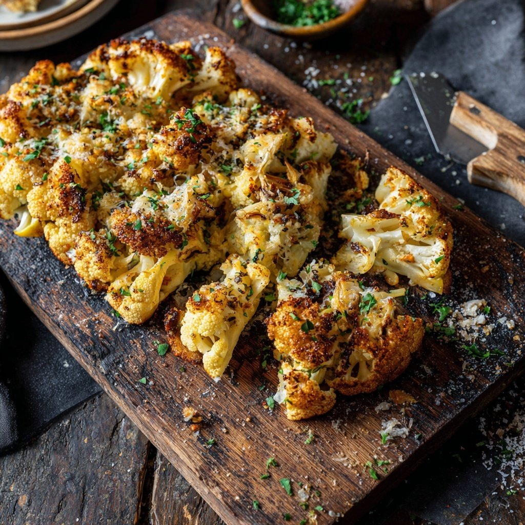 Blumenkohl Kichererbsen Auflauf