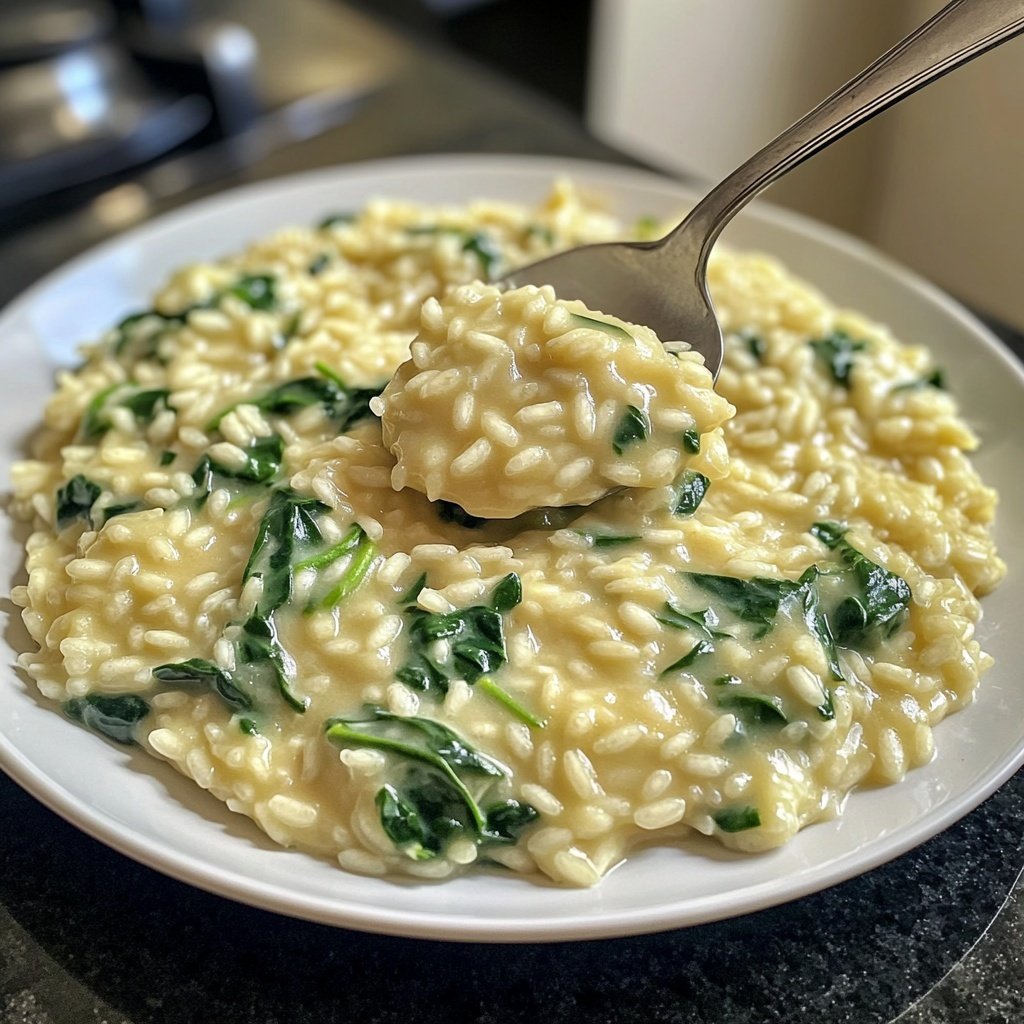 Risotto mit Spinat