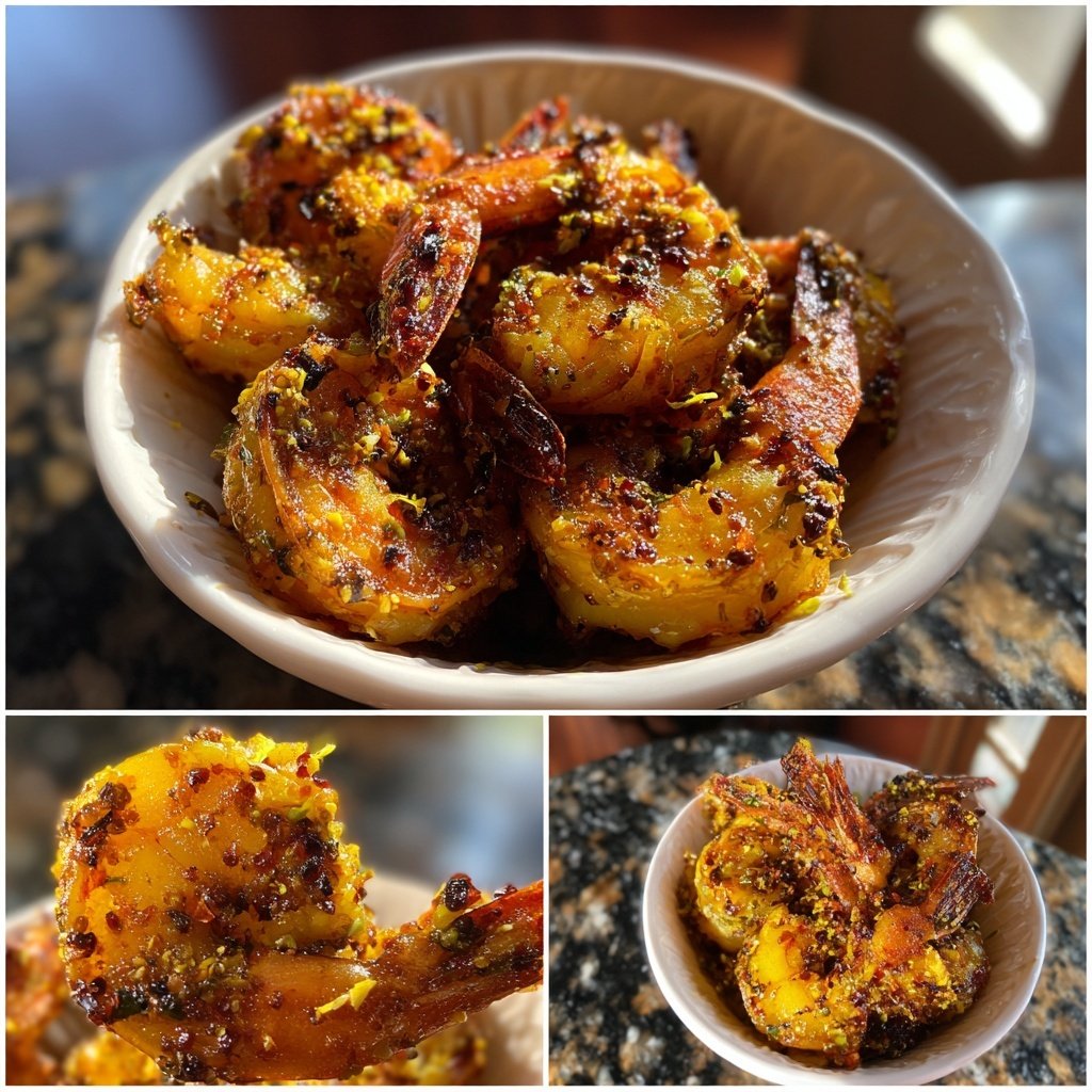 Garnelen in Vanille-Chili-Butter